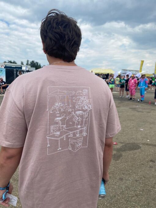 Saufen Festival Shirt Duskrose